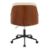 Bacci - Office Chair - Black Metal Base