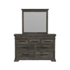 Park Ridge - Dresser And Mirror Set - Charcoal