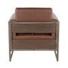 Drift - Lounge Chair - Dark Brown