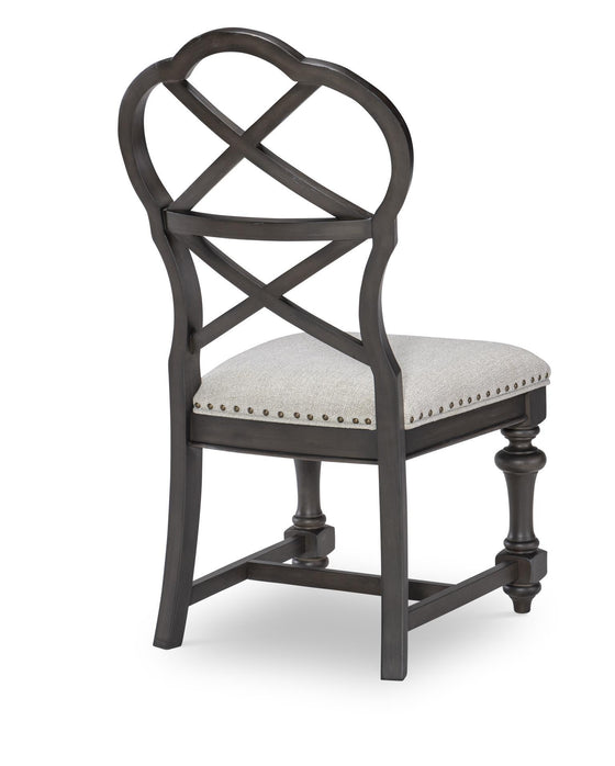 Kingston - X Back Side Chair (Set of 2) - Sandalwood Brown / Dark Sable