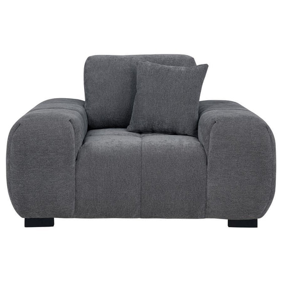 Octavia - Upholstered Track Arm Accent Chair