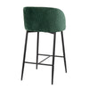 Fran - Pleated Waves Fixed-Height Counter Stool (Set of 2)