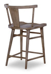XXX's And OOO's - Counter Height Splat Back Chair (Set of 2) - Cocoa