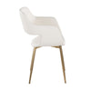 Margarite - Dining / Accent Chair - Gold Metal (Set of 2)