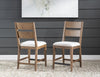 Artisan's Place - Ladder Back Counter Height Chair (Set of 2) - Vintage Pine Ironwood