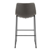 Duke - 26" Fixed-Height Stool - Black Metal
