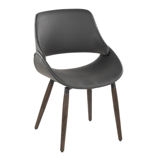 Fabrico - Accent / Dining Chair (Set of 2) - Dark Walnut Wood