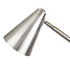 Pix - 60" Metal Floor Lamp - Brushed Nickel And White