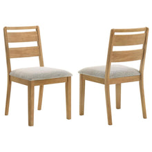  Duncan - Ladder Back Dining Side Chair (Set of 2) - Washed Oak