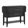 Sable Crest - Drop Leaf Server - Black