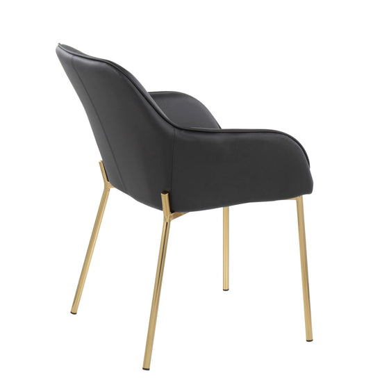 Daniella - Dining Chair - Gold Metal (Set of 2)