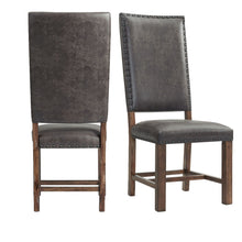  Gramercy - Tall Back Side Chair (Set of 2) - Chocolate