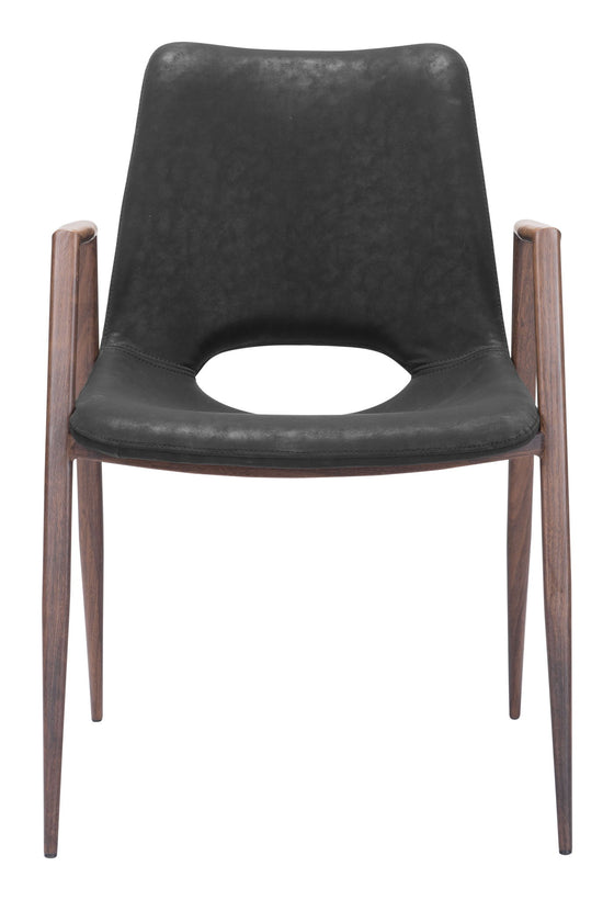 Desi - Dining Chair (Set of 2) Walnut Legs