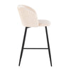 Fran - Pleated Fixed-Height Counter Stool (Set of 2)