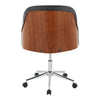 Bacci - Office Chair - Chrome Metal Base