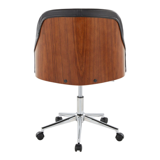 Bacci - Office Chair - Chrome Metal Base