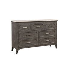  Lisbon - Marble Top Dresser - Gray