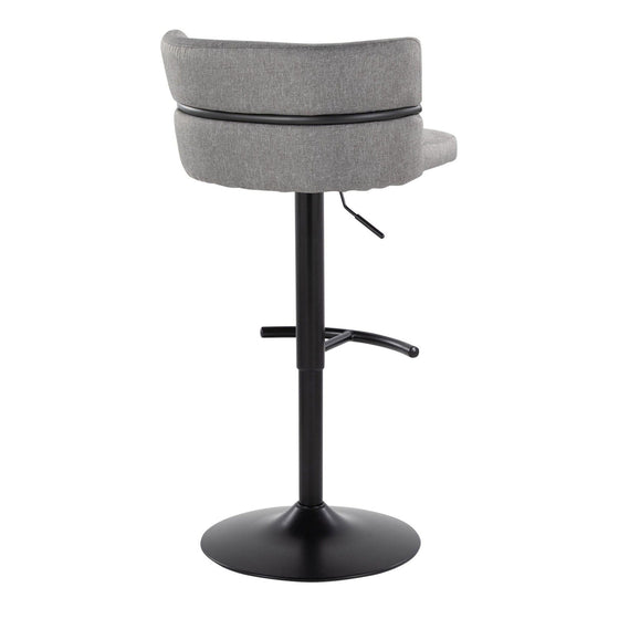 Cinch - Adjustable Barstool (Set of 2) - Black Base
