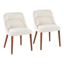  Rina - Chair (Set of 2) - Walnut Wood