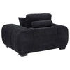 Octavia - Fabric Upholstered Track Arm Accent Chair