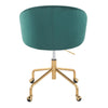 Claire - Task Chair - Gold Base
