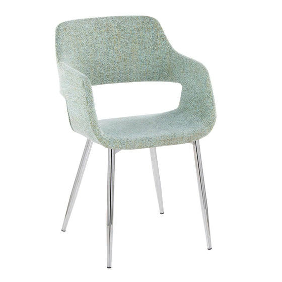 Margarite - Dining / Accent Chair - Chrome Metal (Set of 2)