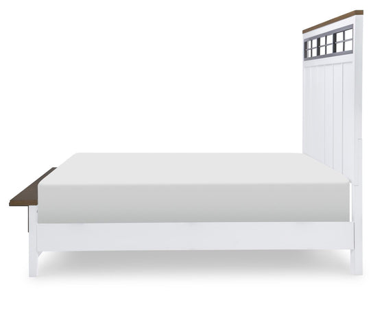 Beckett - Complete Two Tone Panel Bed