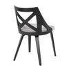 Charlotte - Chair (Set of 2) - Black Wood