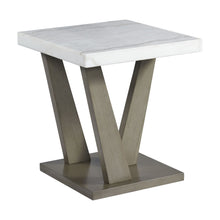  Greta - Square End Table - Gray