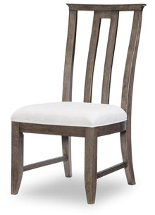  Lancia - Wood Side Chair (Set of 2) - Charred Oak
