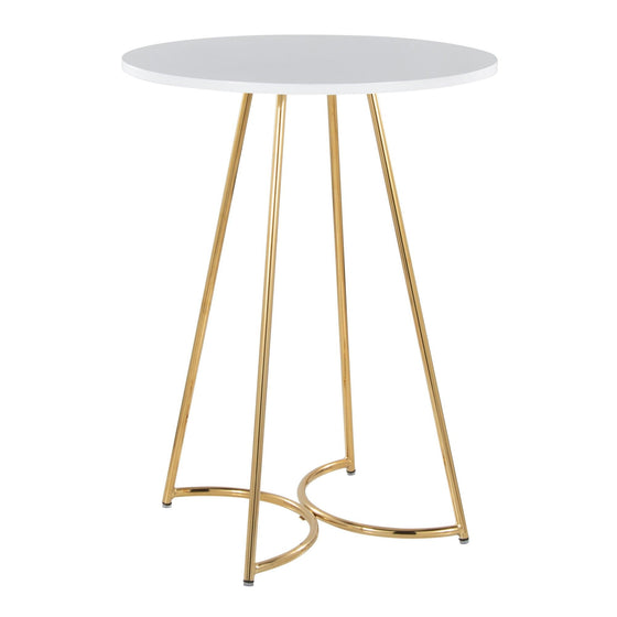 Cece - Counter Table - Gold Metal