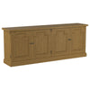 Florence - 4 Door Dining Sideboard Buffet Cabinet - Rustic Honey
