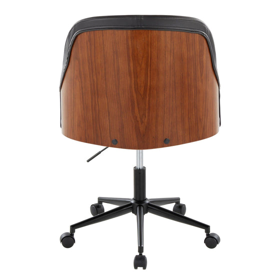 Bacci - Office Chair - Black Metal Base