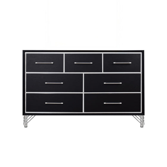Ava - 7 Drawer Dresser - Ebony