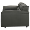 Buxton - Top Grain Leather Upholstered Loveseat