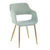 Margarite - Dining / Accent Chair - Gold Metal (Set of 2)