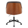 Bacci - Office Chair - Black Metal Base