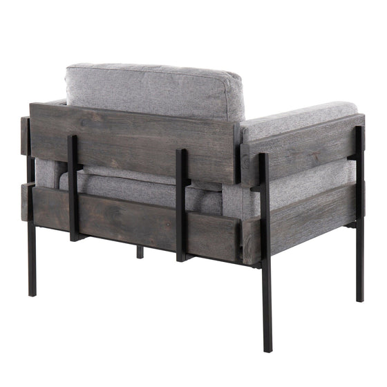 Kari - Accent Chair - Black Metal