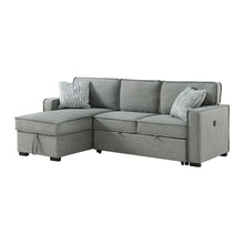  Caracas - Sectional Sleeper Chofa With Pull Bed, Drop Table & USB