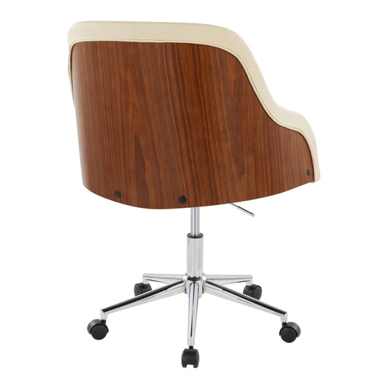 Bacci - Office Chair - Chrome Metal Base