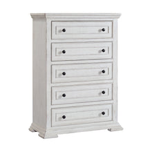  Heather - 5-Drawer Chest - Rustic White