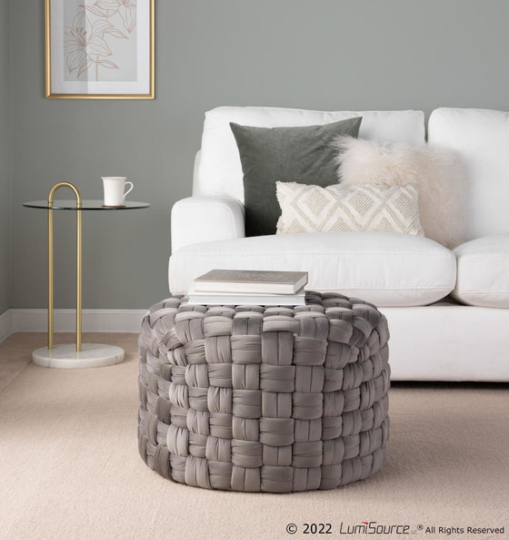 Braided - Round Ottoman
