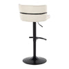 Cinch - Adjustable Barstool (Set of 2) - Black Base