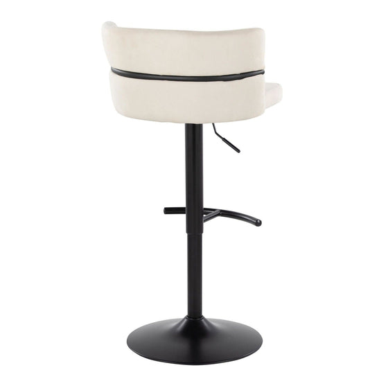 Cinch - Adjustable Barstool (Set of 2) - Black Base