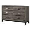 Watson - 6-Drawer Dresser - Gray Oak