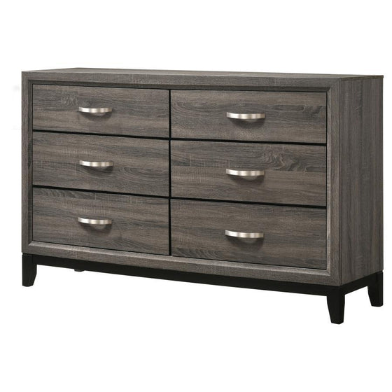 Watson - 6-Drawer Dresser - Gray Oak