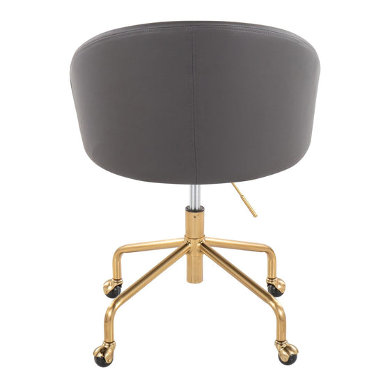 Claire - Task Chair - Gold Base
