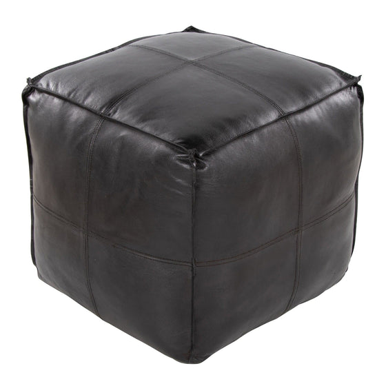 Cobbler - Pouf - Black Leather