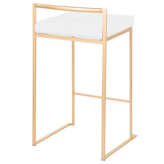 Fuji - Glam Barstool - Gold (Set of 2)