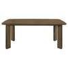 Ottowa - 7 Piece Rectangular Wood Dining Room Table Set - Brown